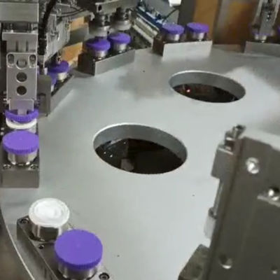 PLC Control Automatic Cap Screwing Machine 2500-12000pcs/h