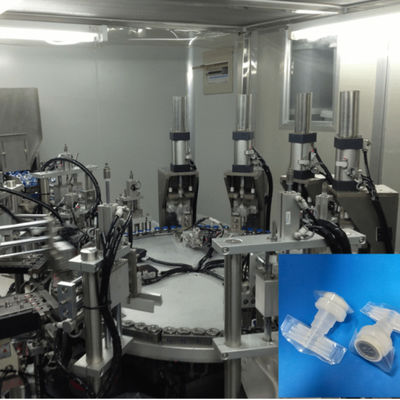 ISO 9001 Certified Medical Product Assembly Machine for IV Soft Bag Caps Welding with 220V Voltage and 99% Qualified Rate