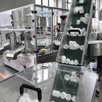 آلة تجميع أغطية الغسيل الأوتوماتيكية سيتم عرض أعطال تشغيل شاشة التحكم PLC