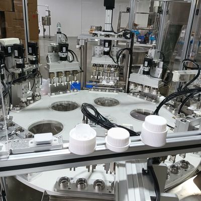 غير قياسي مخصص غسيل المطهرات غطاء الزجاجة غطاء آلي غطاء آلة التشغيل مع محرك سيرفو