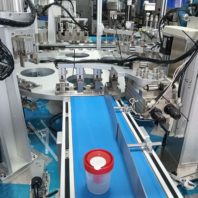 سعر جيد آلة تجميع أكواب البول الآلية غير القياسية مع معدل مؤهل 99٪ لتجميع المنتجات الطبية عالية الكفاءة الانترنت