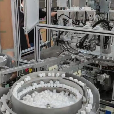 آلة تجميع غطاء المجفف مع معدل رضا 99٪ ، التحكم في PLC ، والكشف عن أجهزة الاستشعار الضوئية للخطوط الإنتاجية الآلية